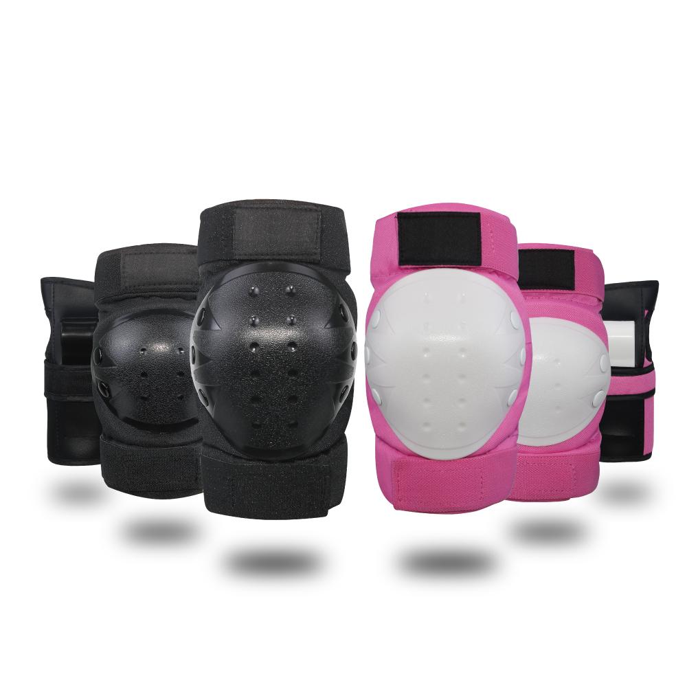 Customized Hard Shell Polyester & Cotton Knee & Elbow Pads Hand Guards Custom Logo EVA Plastic Outdoor Skating Protective Gear
