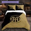Valencia FC Themed Bedding 3Pcs Duvet Cover Set Decorative Bed Linen For Teen Room Home Decoration