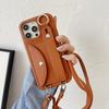 Crossbody Lanyard Wrist Strap Case for IPhone 13 12 Mini 15 14 11 Pro XS Max X XR 7 8 Plus Card Holder Wallet Leather Cover