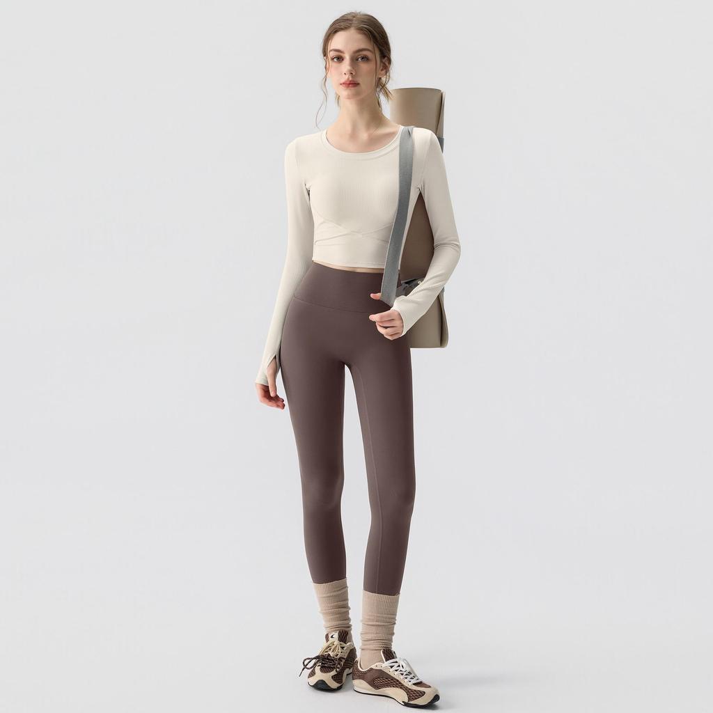 2025 Women's Yoga and Activewear Long Sleeve Set - Autumn/Winter Edition