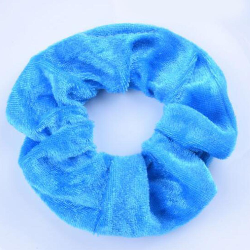 Women Solid Color Elastic Hair Bands Tie Rope for Hairdressing