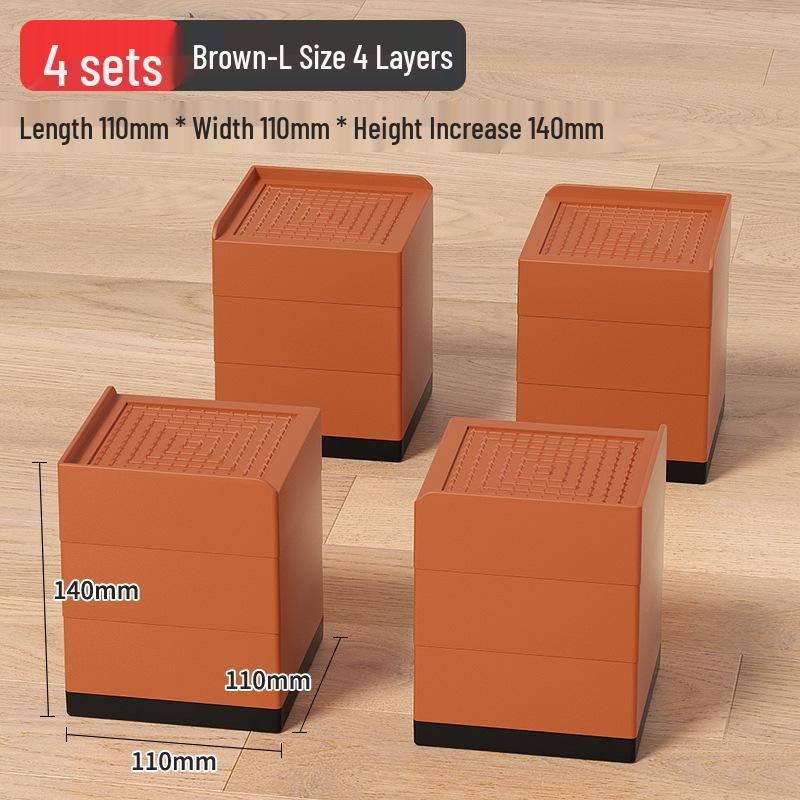 Universal Furniture Heightening Pads: Nail-Free, Stable, Moisture-Proof for Tables & Chairs