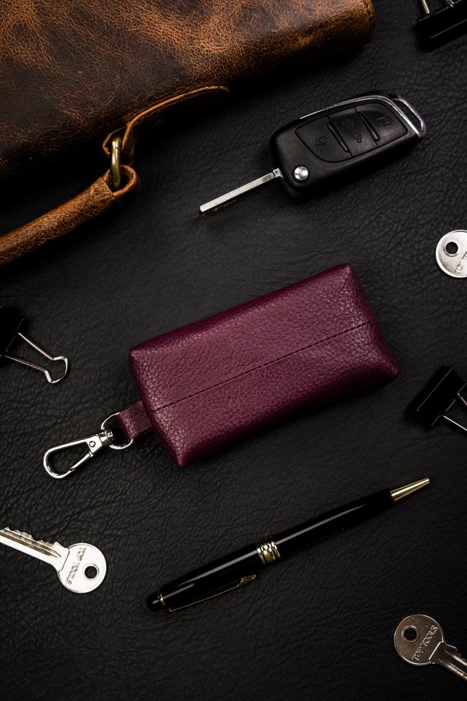 Leather Key Case SKL-001-NDM-6066 Purple