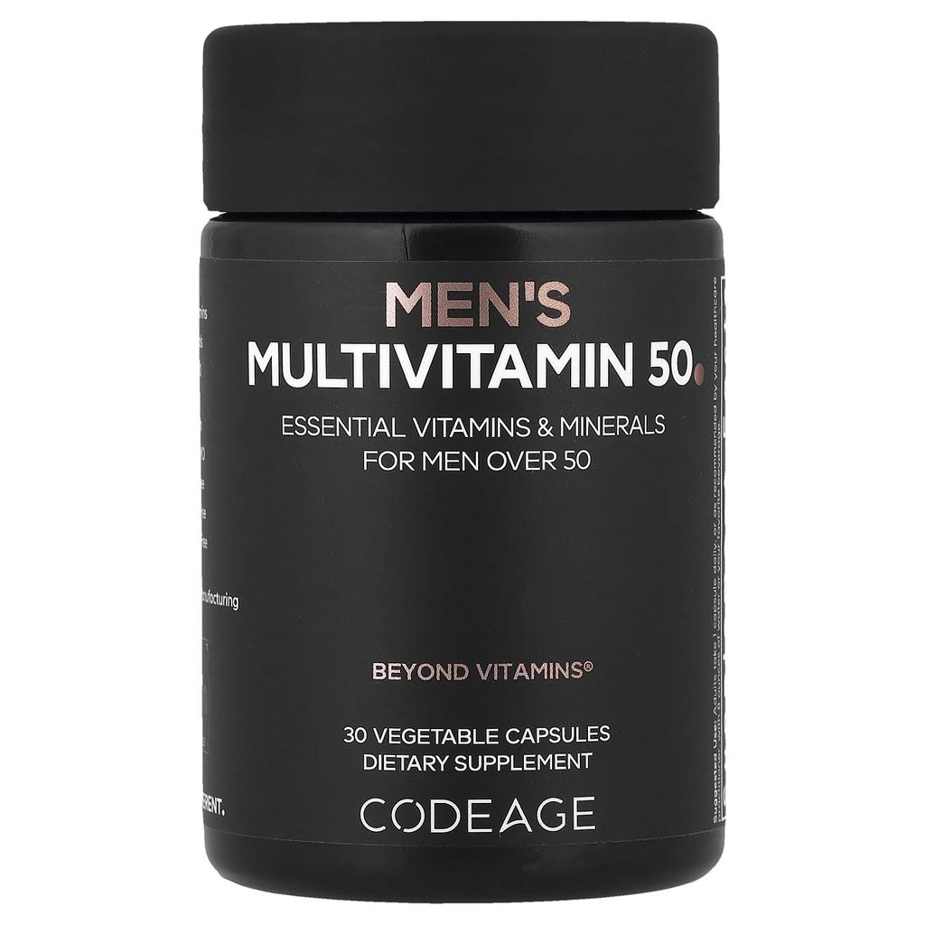 Codeage Men's Multivitamin 50, 30 Veggie Capsules