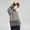Boys' Faux Mink Velvet Knitted Sweater