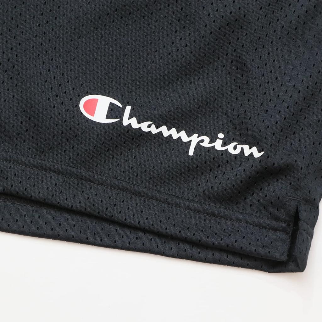 Plain Jock Script Mesh Action XL [Champion] Shorts, Mesh, Shorts, Tag, Logo, Shorts, Style, C3-X507, Men's, Black,