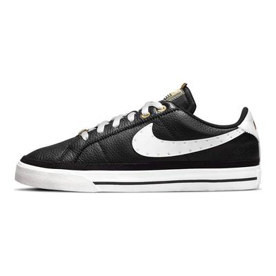 Serena Williams Design Crew x Court Legacy Zwart Metallic Goud Dames Sneakers Summit-White DJ1454-001