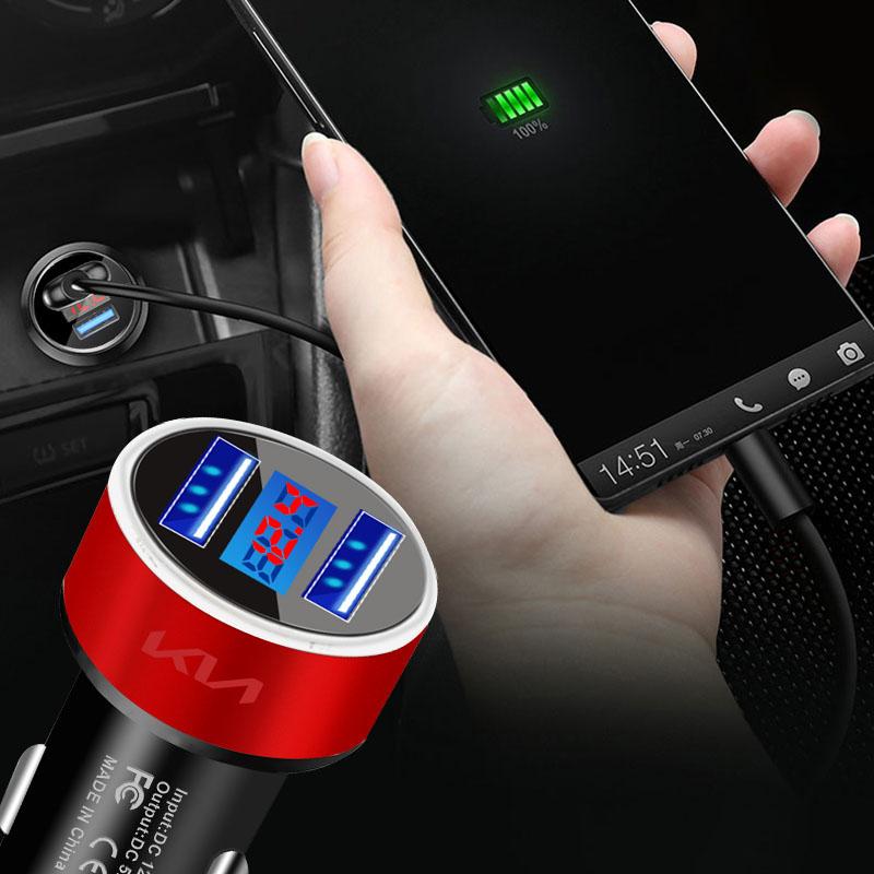Car Charger USB Type-C Fast Charging Adapter For Kia Rio 3 K2 Ceed Cerato K3 Sportage 4 Picanto K5 Optima Sorento Forte Stinger