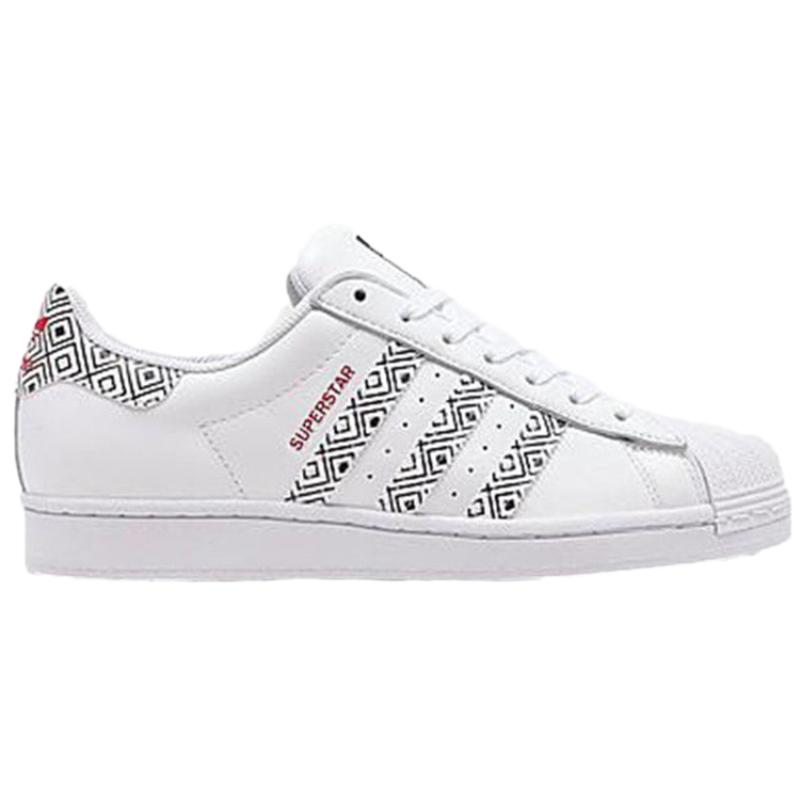 Adidas Originals Superstar 'White Black Red' Sneakers FX2721