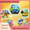 Montessori Educational Puzzle Blocks for Toddlers (1-2.5 Years) - Cartoon Design for Boys and Girls