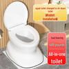 Portable Anti-Odor Toilet Seat for Elderly and Adults