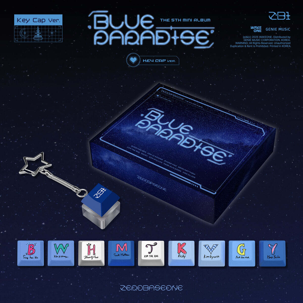 

ZEROBASEONE - 5th Mini Album: BLUE PARADISE [Key Cap Ver.]