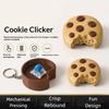 Dessert Shaped Fidget Clicker 3D Printed Toy Comfortable Grip Satisfying Click Sound Portable Anxiety Relief Toy for Travel Daily Use