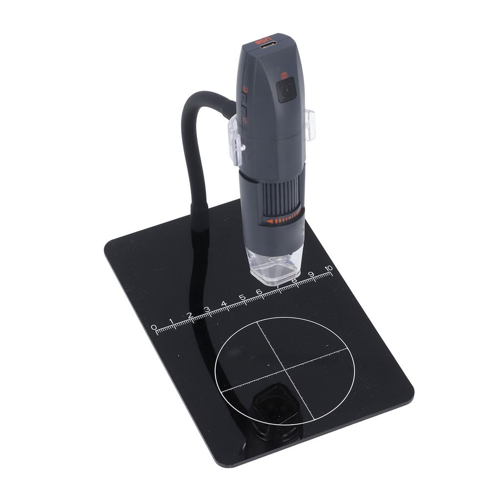 Digital Microscope Handheld USB 1080P HD 1000X 2MP WiFi Digital Microscope with Stand for Circuit Board Repair Fabric Skin Observation