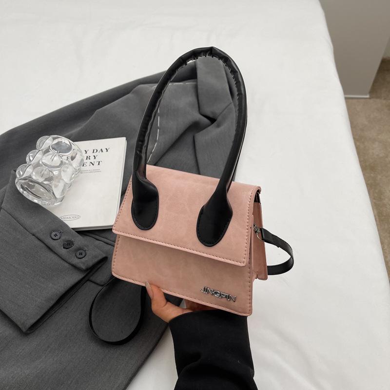 Frühling neu schöne Mode lässige Mode tragbare kleine quadratische Tasche personalisierte Pendler-Schulter-Damentasche