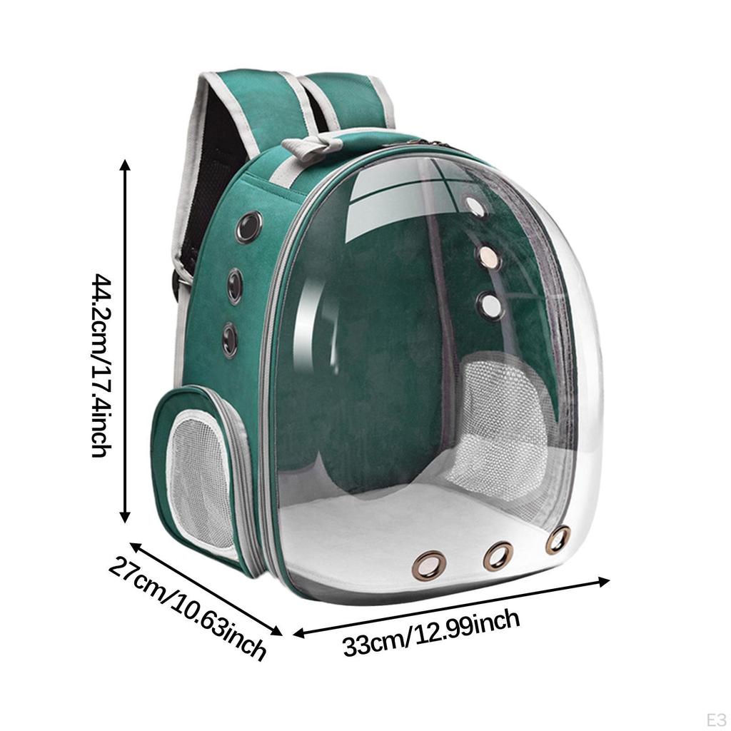Cat Carrier Backpack Breathable Transparent Puppy, Premium Waterproof Pet