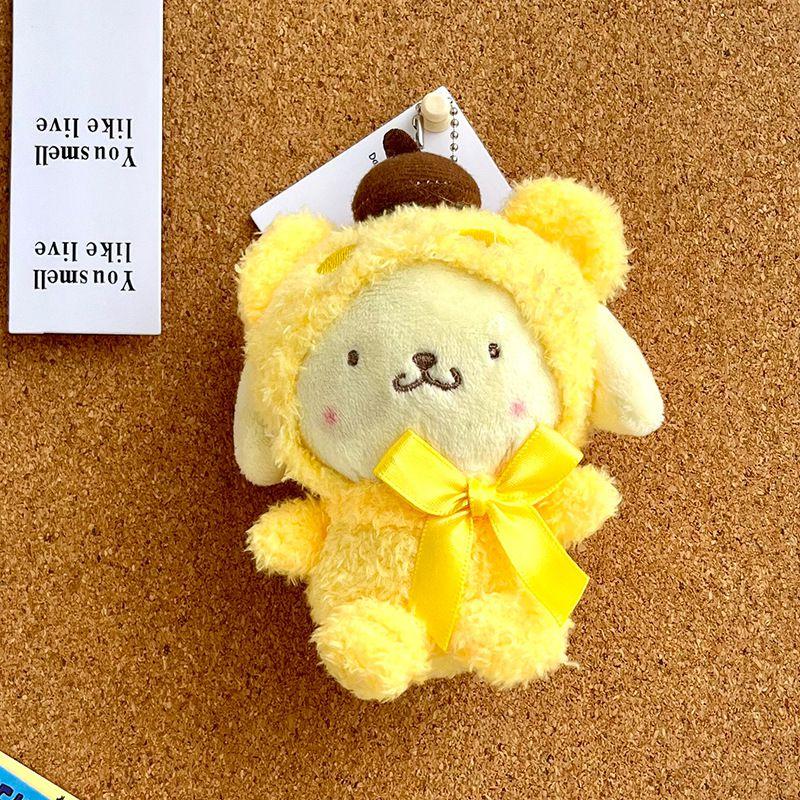 Adorable Llavero Colgante de Peluche de Sanrio Kuromi Muñeco Relleno Para Regalos de Niños