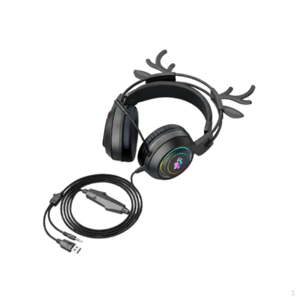 Gaming Headset with RGB Illumination for Mobile Devices and