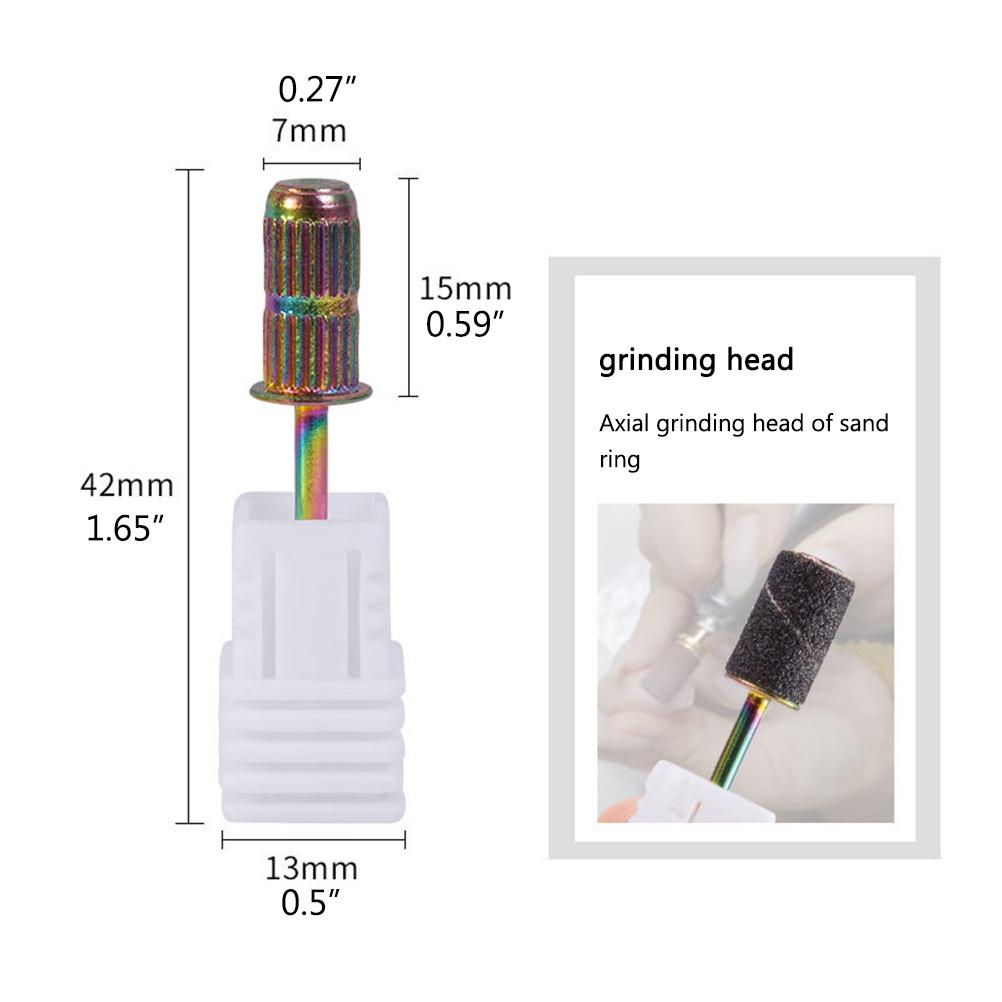 Nail Drill Accessories Bits Polishing Sanding Bands Grinding Head