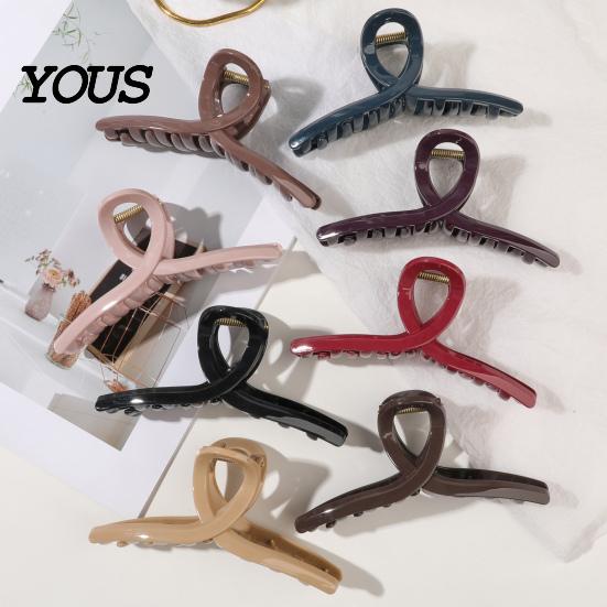 Hair Clip Back Head Claw, Soft Silicone Large Clip, Non-Slip Grip Shower Anti-Slip Teeth Accessory for Daily Wear Claw