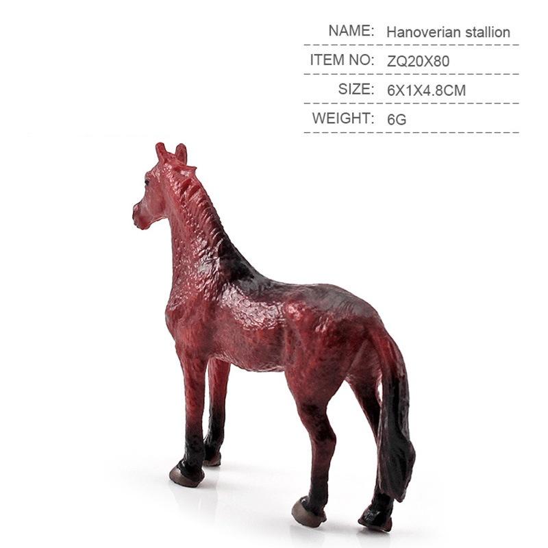 Realistic World Horse Model Set Static Miniatures Of Keat Marshal Morgan And Freis