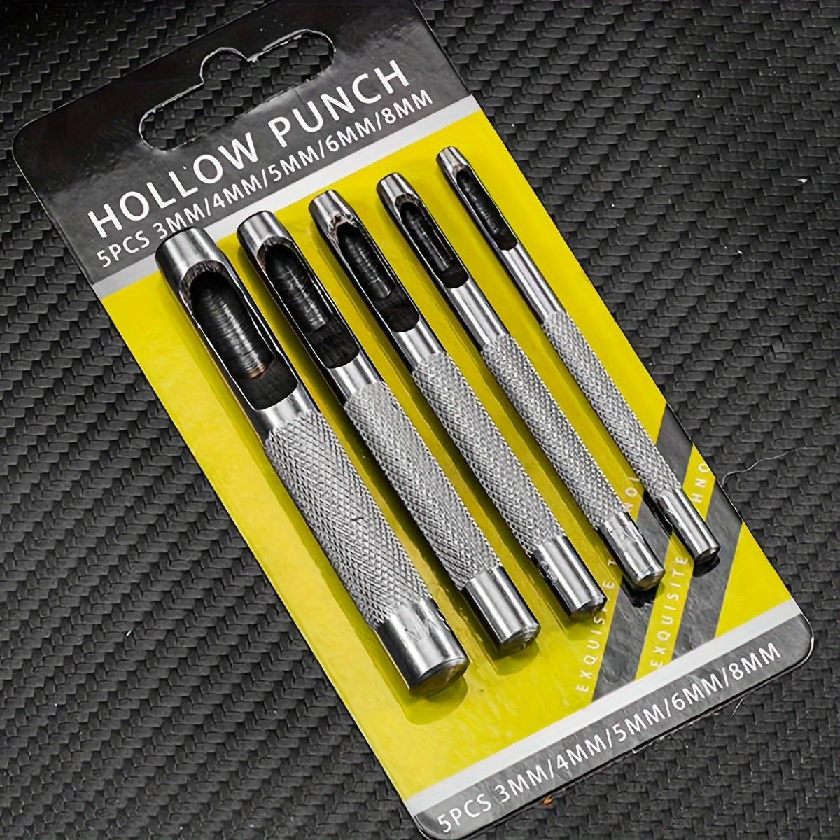 

12pcs/5pcs Steel Hollow Leather Punch Set (3-16mm) Duty Round Hole Punch Leather Hole Tool for Watch Cloth Belt Storage Bag