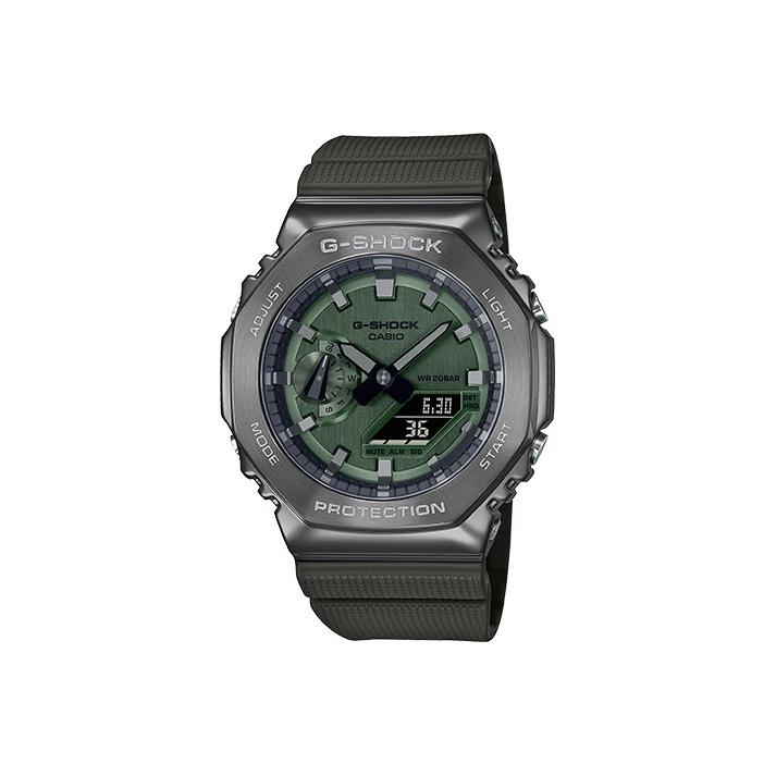 CASIO Men Full Metal Series Green Watch GM-2100B-3AJF GM-2100B-3AJF Green Regular Watch Box