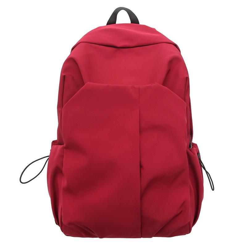 Schulrucksack originelles Design schlicht einfarbig Computer-Rucksack Universität Oberstufe Schulrucksack Mori Campus Canvas-Rucksack für Männer und Frauen