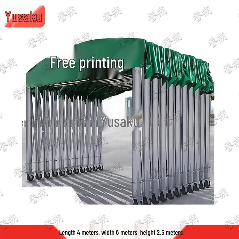 Yushuo Retractable Mobile Warehouse Canopy Tent