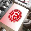 F95 Logo Teppich für Wohnzimmer Schlafzimmer Zuhause Sofadekoration, Kinderspiel Rutschfeste Bodenmatte