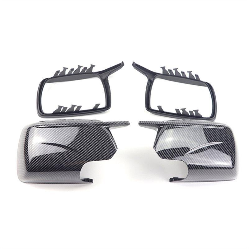 High Quality Carbon Fiber For BMW X3 E83 2003-2010 Replacement Rearview Side Mirror Covers Cap Carbon Fiber Pattern