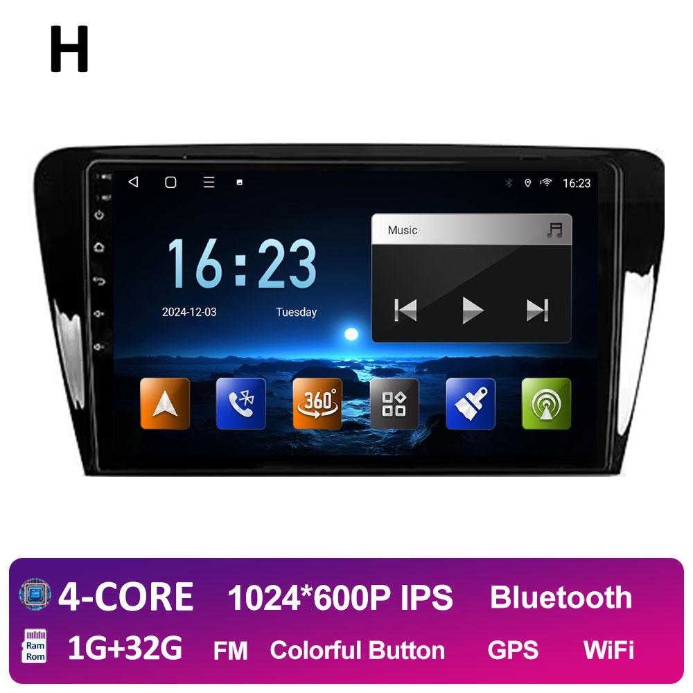 Sistem Inteligent DSP Stereo Pentru Skoda Octavia 3 A7 2013 2014 2015 2016 2017 2018 Player Video Radio Multimedia Auto Ecran QLED IPS