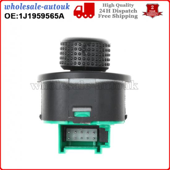 Power Rear View Mirror Switch Remote Control 1J1959565A for Volkswagen Golf