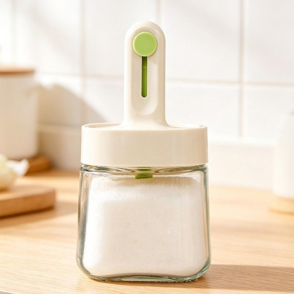 Sealed Glass Seasoning Jar Leak-proof Salt Storage Box Multi-functional Spice Jar Cabinet