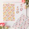 5pcs Pottery Tools Flower Patterned Soft Ceramic Water Transfer Paper Durable Easy Operate for Handmade Personalized Accessories