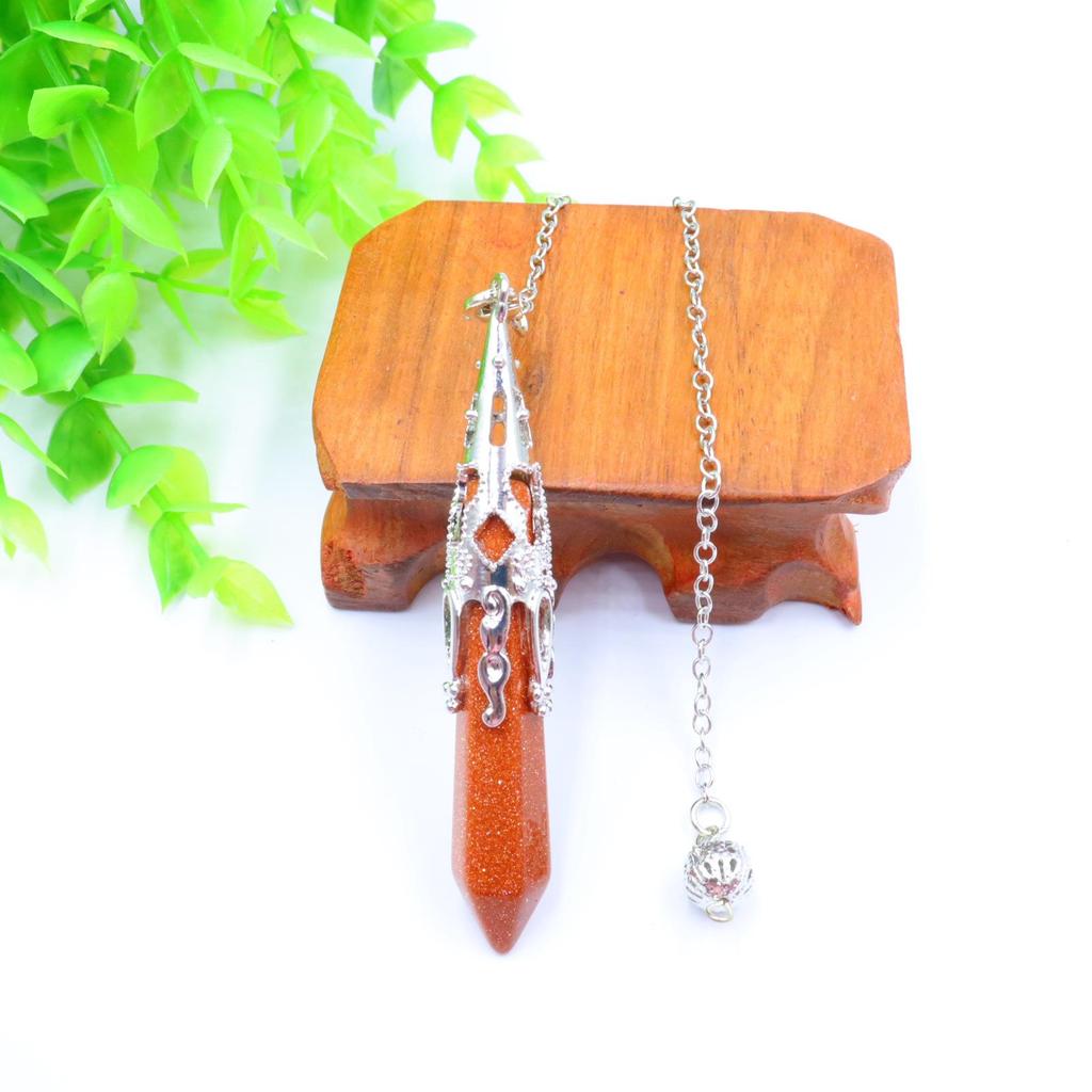 Amethyst Six-Sided Pillar Bullet Pendant Necklace for Women