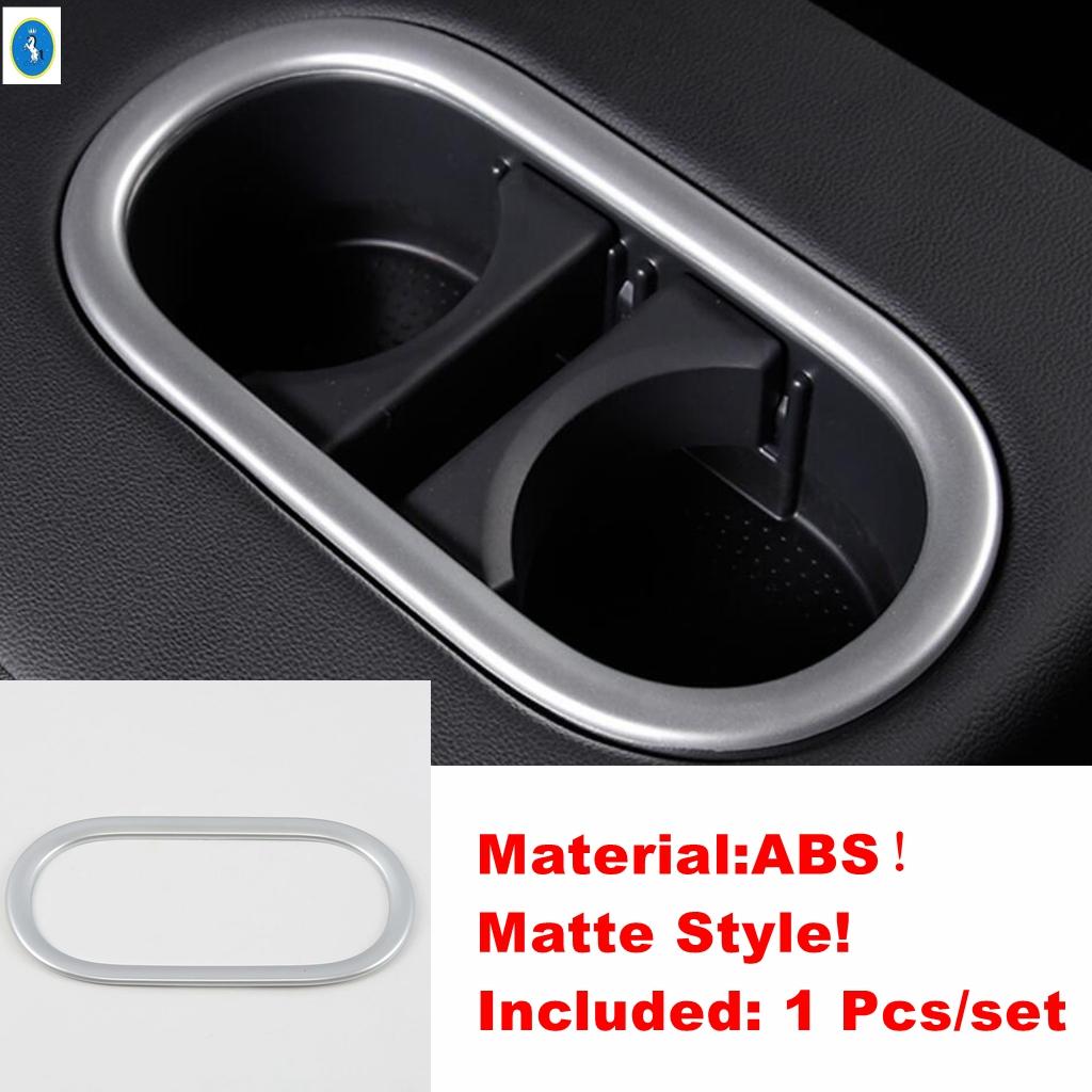 Matte Head Lights Lamp / AC Air Outlet / Water Cup Holder Cover Trim For VW Volkswagen Tharu / Taos 2018 - Car Accessories