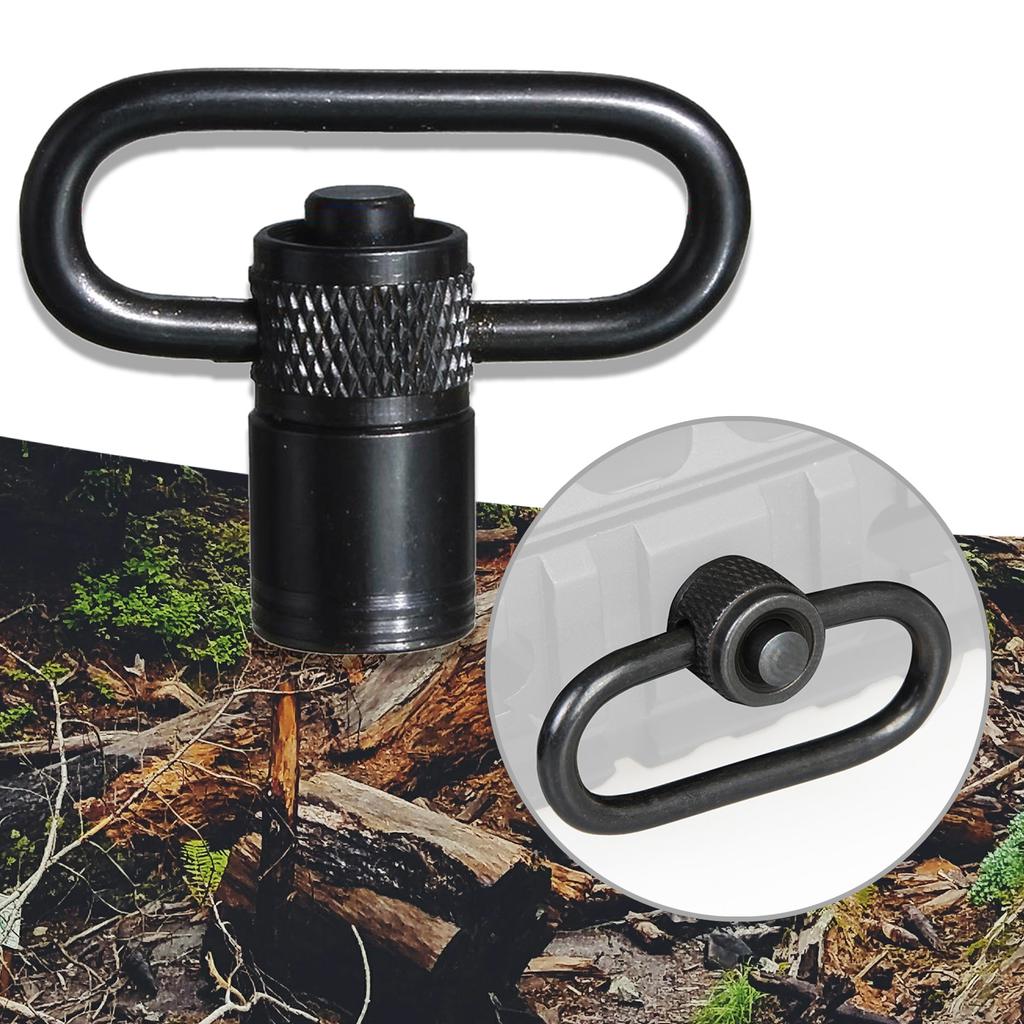 Swivel Mount Push Button Rail Mounted Quick Release QD Sling Mount Rings Adapter Detachable Swivel Loop Sling Accessory