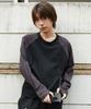 XERO Core Finger Hole Color Block Raglan T-Shirt [Black]