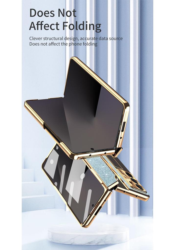 Galvanisiertes Stand-Scharnier-Case für Samsung Z Fold7/6/5/4/3 - Vollständiger Schutz für faltbares Display
