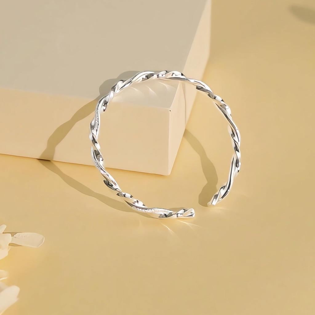 Mobius Metsző Szerelem Állítható Ötvözet Legmagasabb Minőségű Születésnap Népszerű Biztonságos Karkötő Kiegészítők Ékszerek [Ezüst Mennydörgés] Női 16.5g