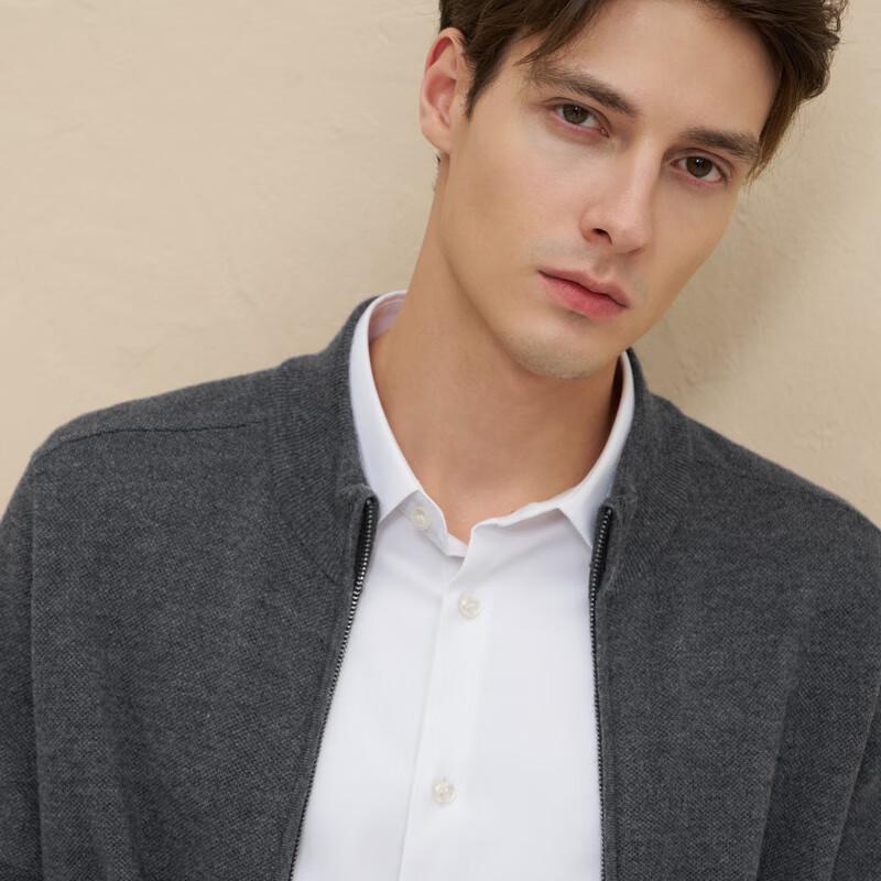 EMZ Erdos Herren Strickjacke 100% Wolle