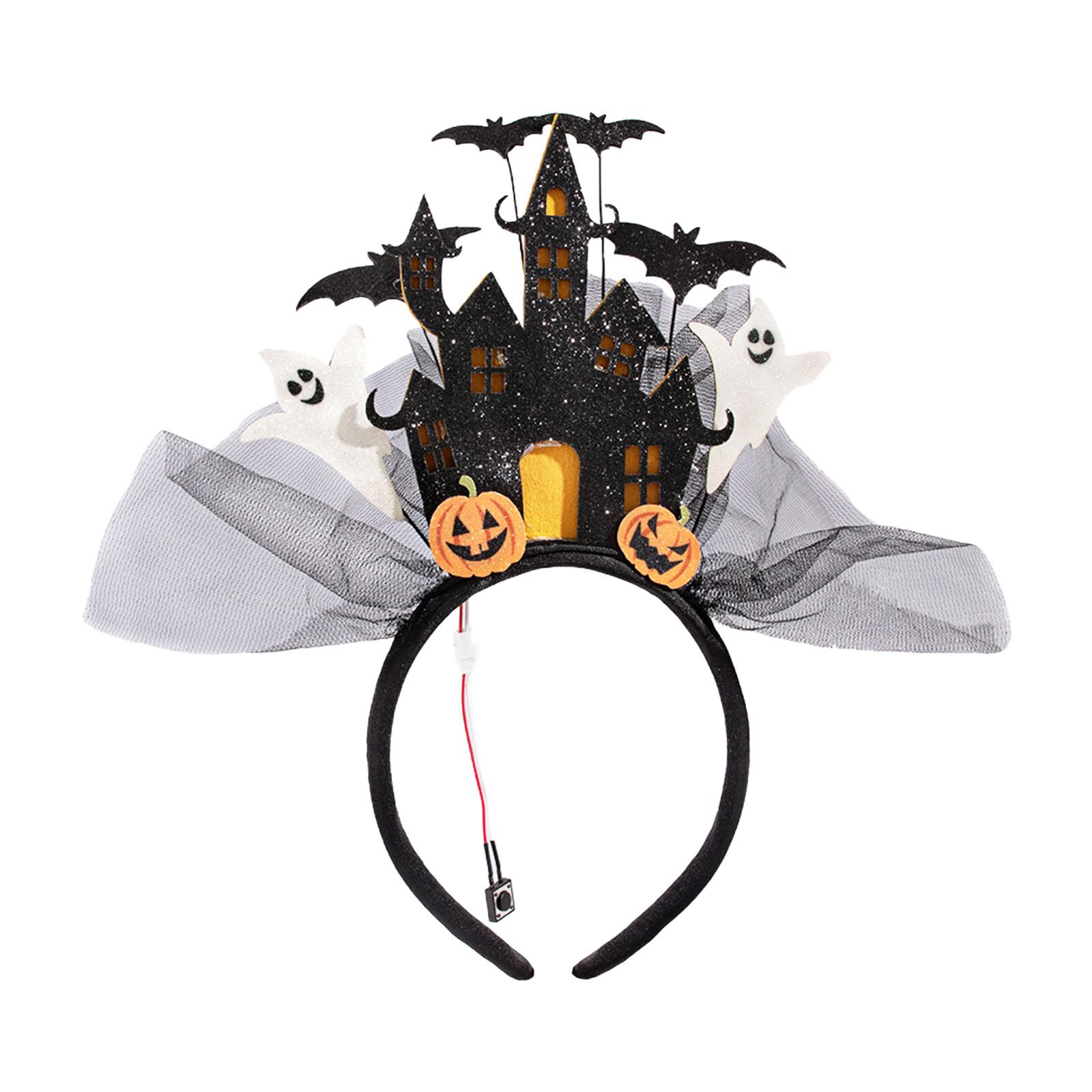 

Halloween Hairbands, Pumpkin Electronic Luminous Hair Accessories, Doll Necklaces And Costume Props Add A Playful Charm One Size