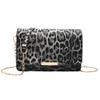 ORIJIRI Dam Leopardmönstrad Axelväska, Söt, 2-vägs, Lätt, med Plånbok (Vit)