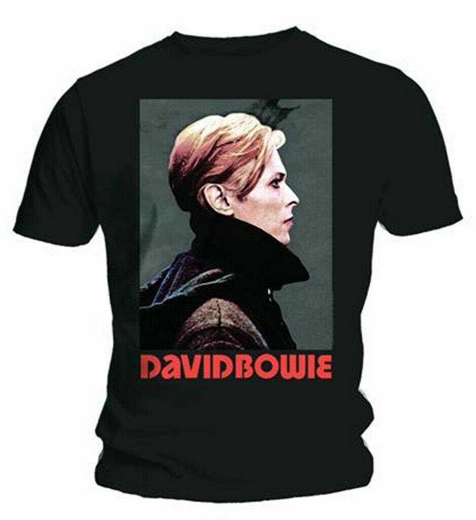 Official David Bowie Low Portrait Mens Black T Shirt David Bowie Classic Tee XL