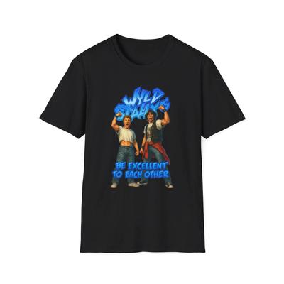 Wyld Stallyns Unisex T-Shirt - Bill and Ted Movie Tee, ,  Excellent