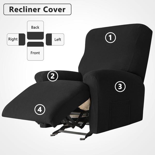 Водоотталкивающий чехол для дивана-реклайнера, эластичный жаккардовый чехол, моющийся чехол для кресла-реклайнера