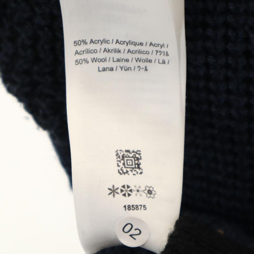 Fred Perry Langarmpullover UK10 Marineblau Strick Damen Gebraucht