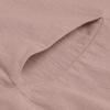 Women's Short Sleeve Round Neck Dress (With Pockets) Loose Casual Solid Color Midi Dress