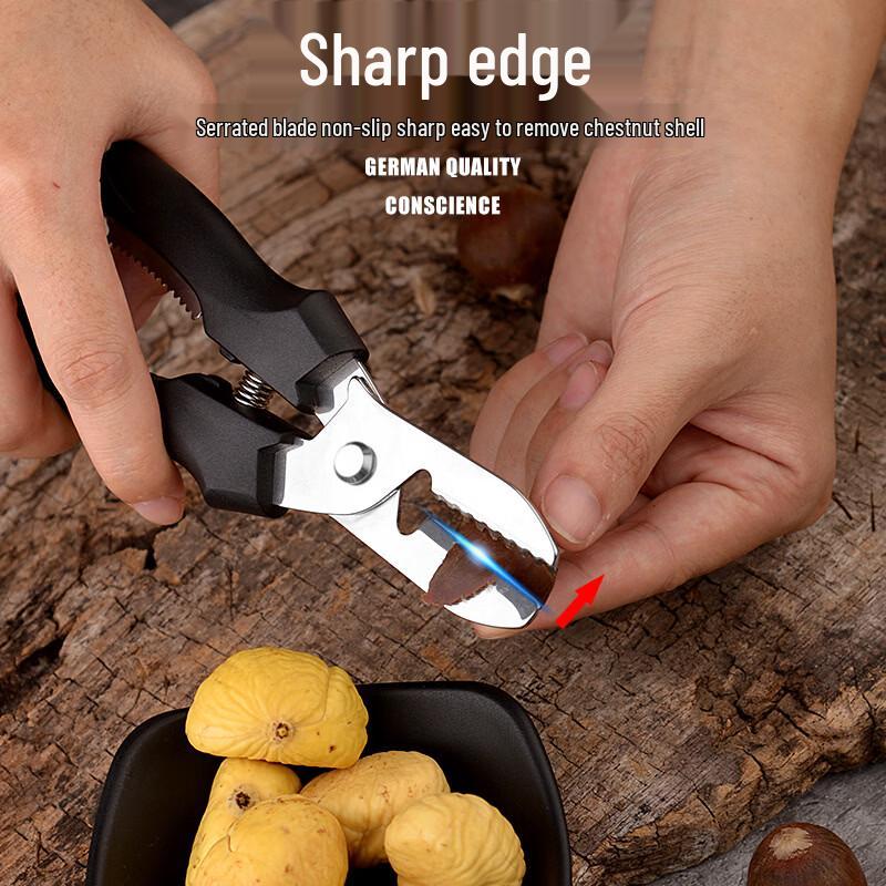 Multi-use Chestnut Opener Scissor